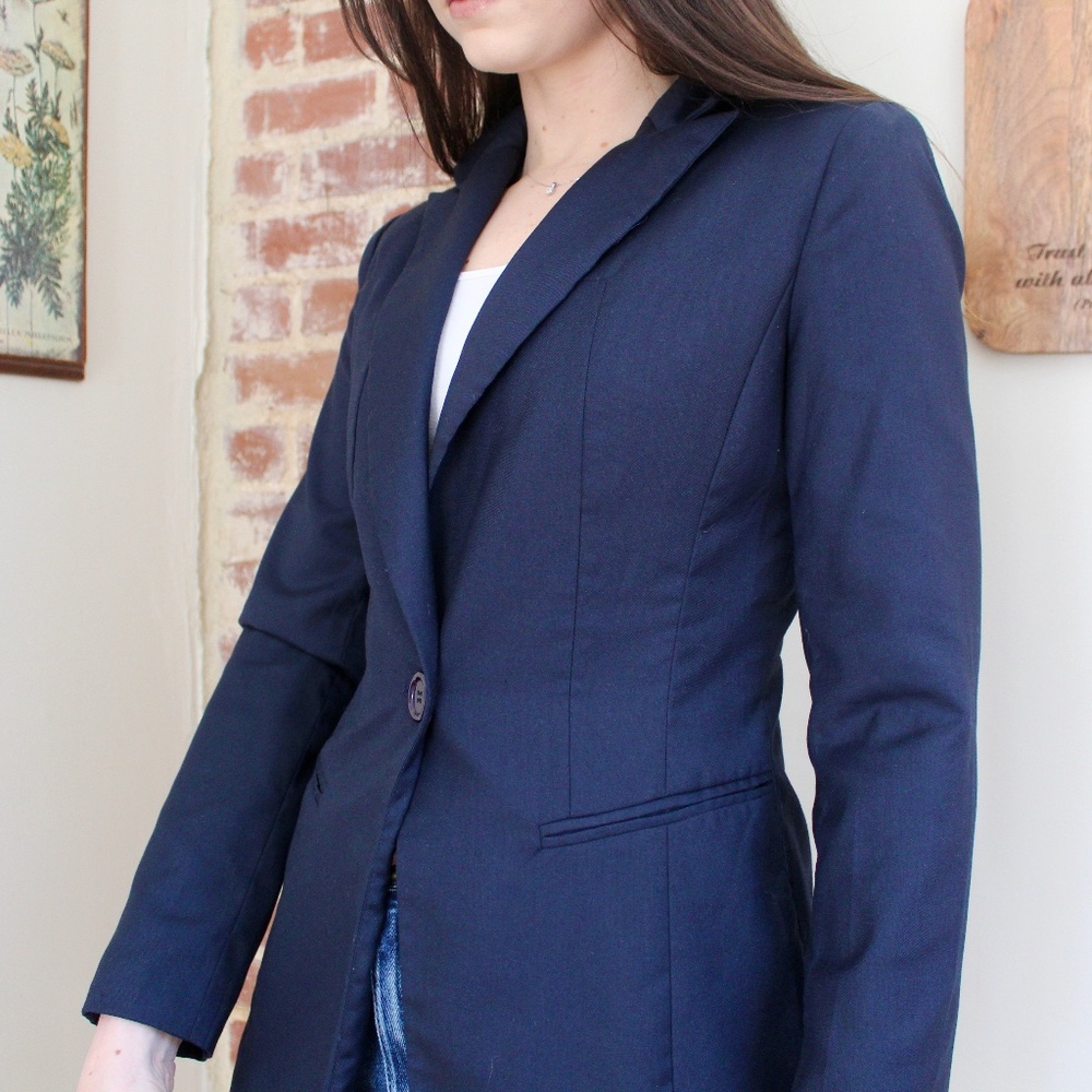 Forever 21 Navy Blazer Size M